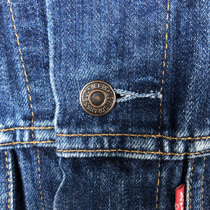 90'S Levi's 70500-0489 denim jacket, denim jacket, men's size M, vintage cotton blue type Vintage Second Hand