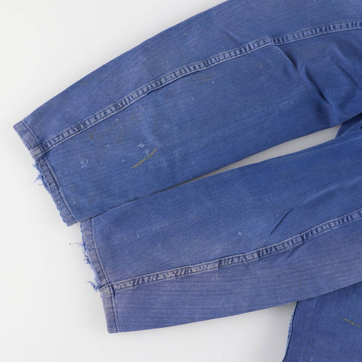 Herringbone Euro Work Coveralls Men's Size L cotton blue type Vintage Second Hand
