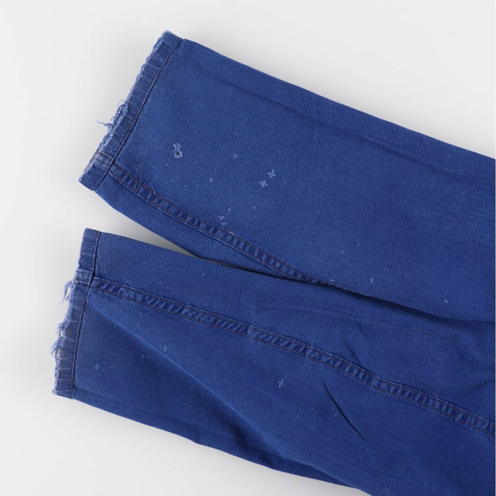 Herringbone Euro Work Coveralls Men's Size L cotton blue type Vintage Second Hand