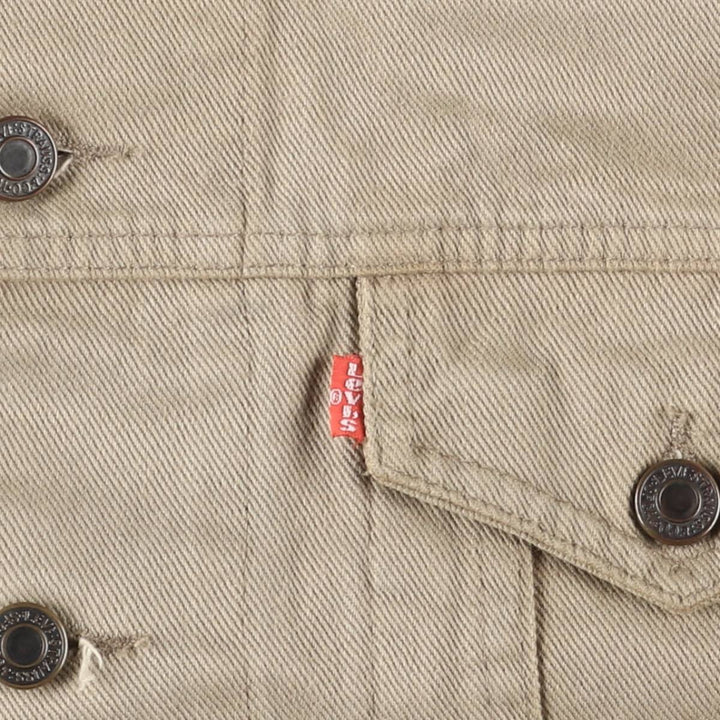 Levi's 70503 02 Trucker Type Jacket, Men's Size S unclear Beige type Vintage Second Hand