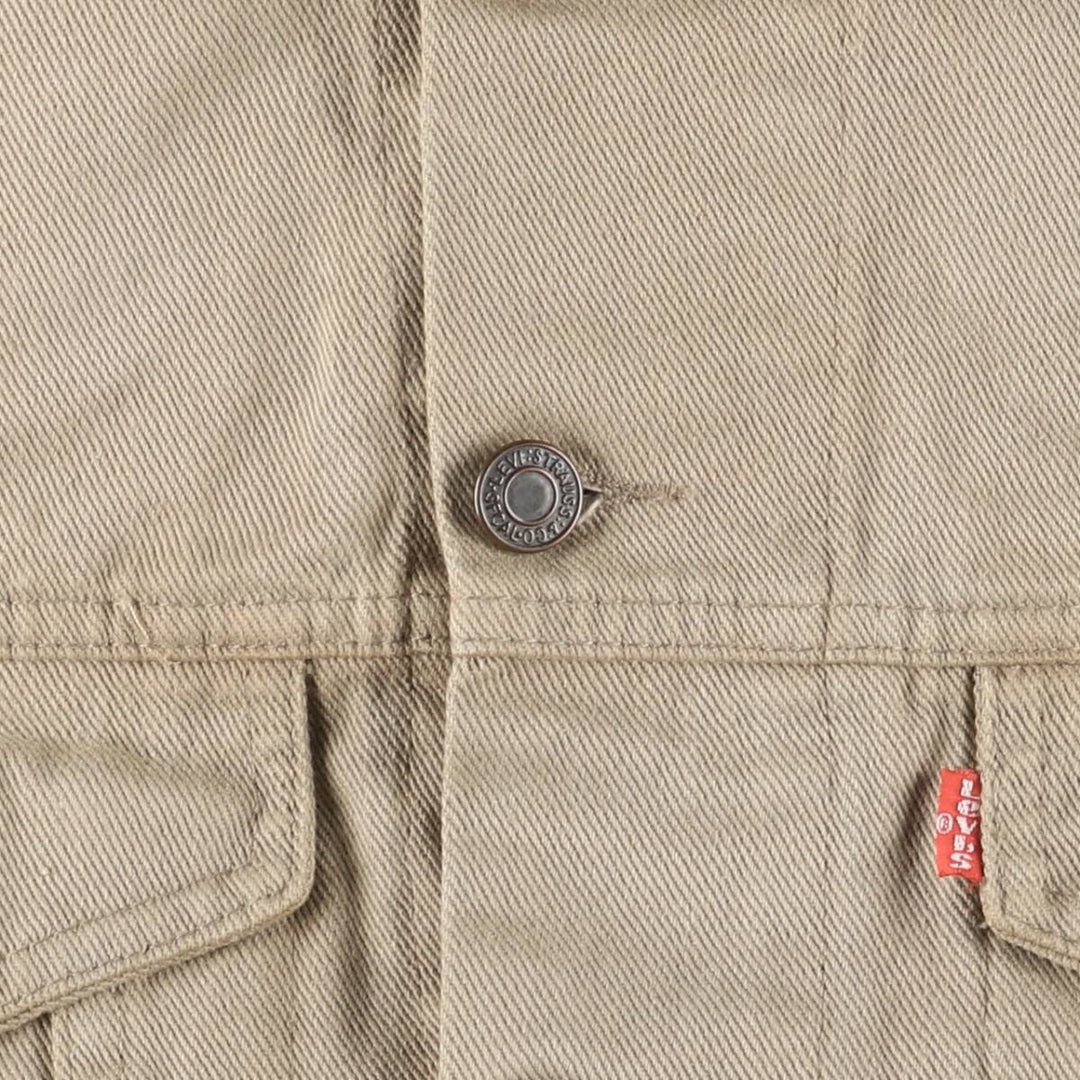 Levi's 70503 02 Trucker Type Jacket, Men's Size S unclear Beige type Vintage Second Hand