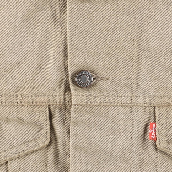 Levi's 70503 02 Trucker Type Jacket, Men's Size S unclear Beige type Vintage Second Hand