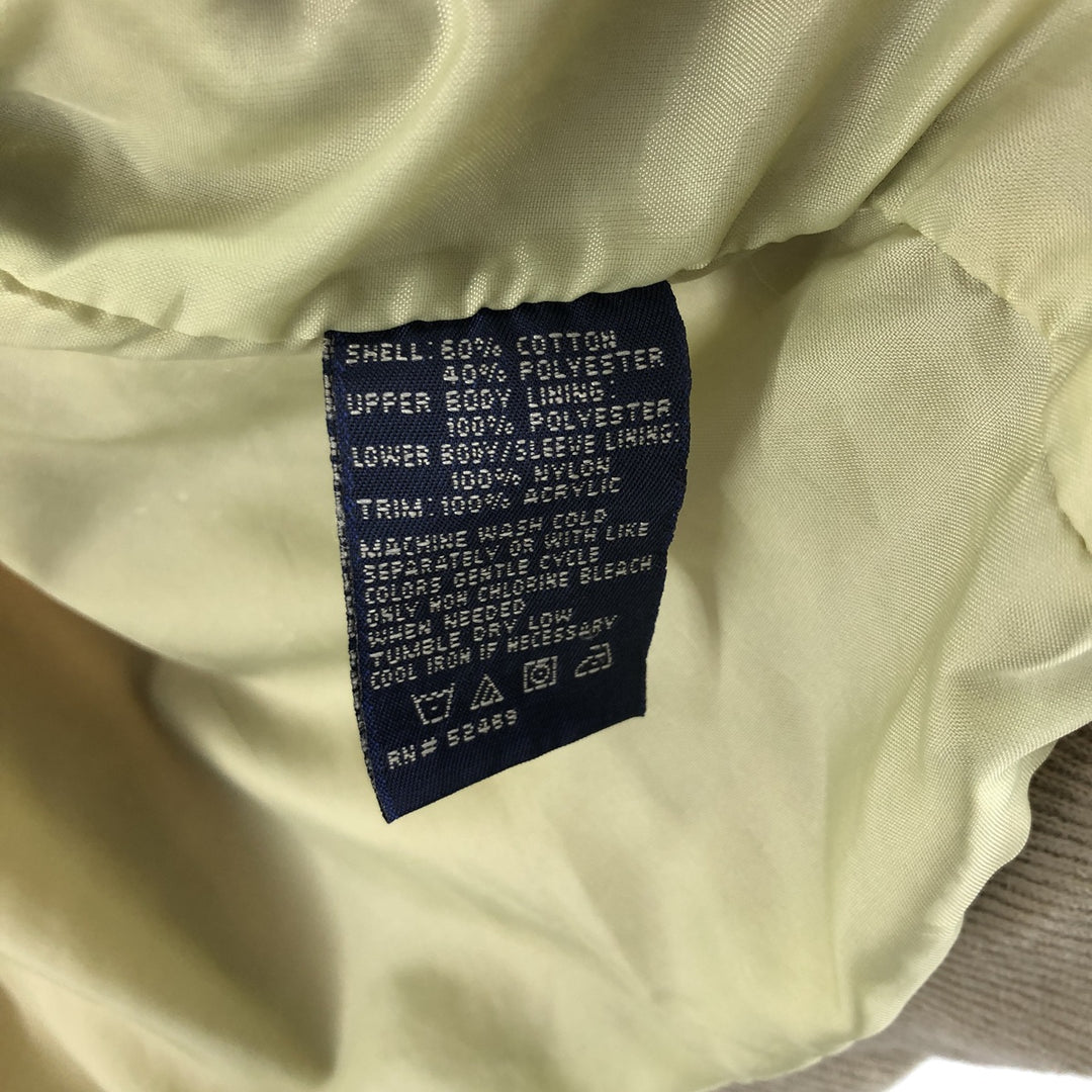 90'S Catalina La Paz Derby Jacket Cup Shoulder Jacket Men's XL Vintage cotton Beige type Vintage Second Hand