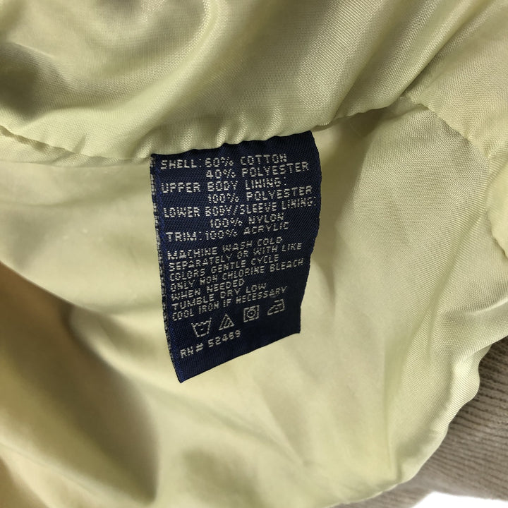 90'S Catalina La Paz Derby Jacket Cup Shoulder Jacket Men's XL Vintage cotton Beige type Vintage Second Hand