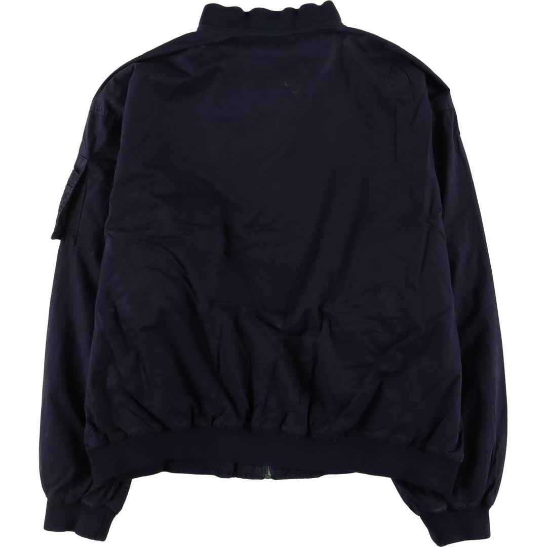 90s~00'S Timberland WEATHERGEAR Cotton Blouson Men's XL cotton navy blue type Vintage Second Hand