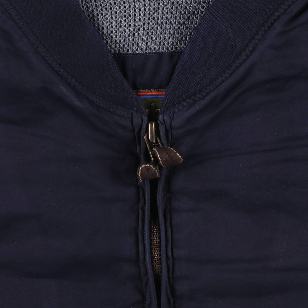 90s~00'S Timberland WEATHERGEAR Cotton Blouson Men's XL cotton navy blue type Vintage Second Hand