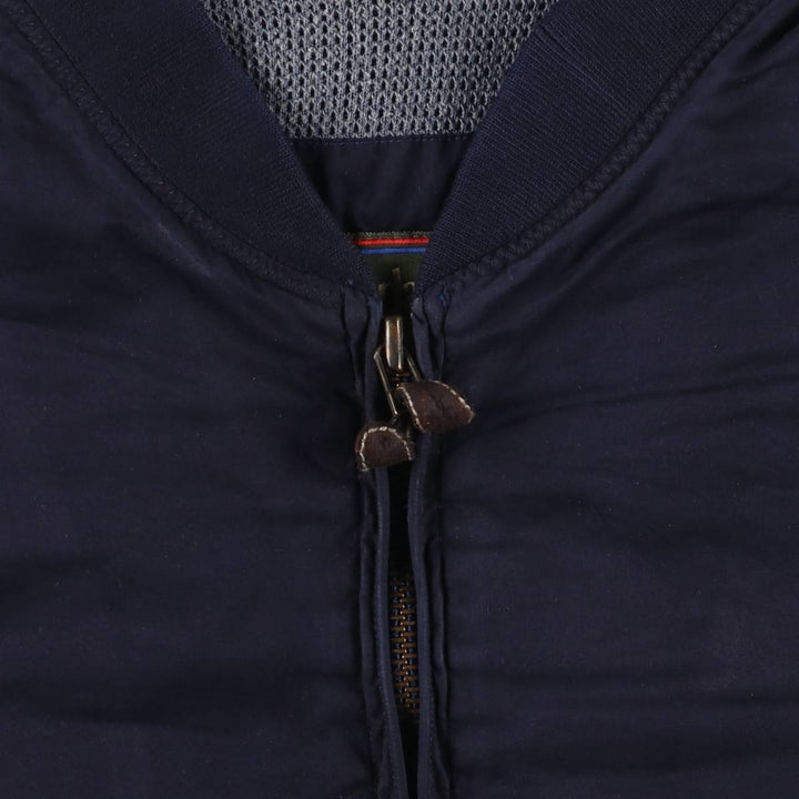 90s~00'S Timberland WEATHERGEAR Cotton Blouson Men's XL cotton navy blue type Vintage Second Hand
