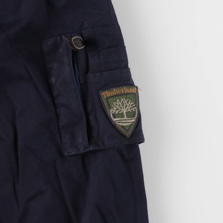 90s~00'S Timberland WEATHERGEAR Cotton Blouson Men's XL cotton navy blue type Vintage Second Hand