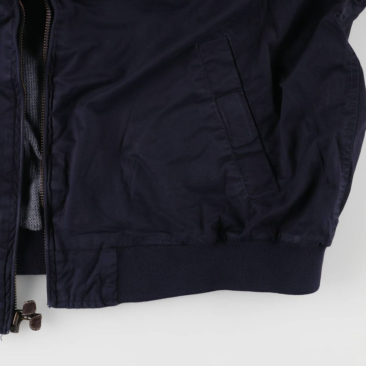 90s~00'S Timberland WEATHERGEAR Cotton Blouson Men's XL cotton navy blue type Vintage Second Hand