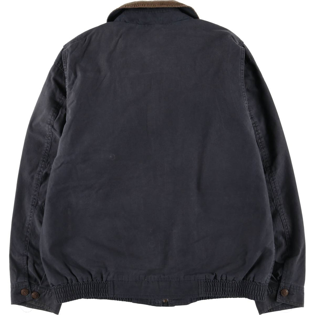 90s~00'S LLBean Cotton Jacket Men's Size L cotton Charcoal Vintage Second Hand