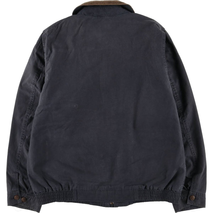 90s~00'S LLBean Cotton Jacket Men's Size L cotton Charcoal Vintage Second Hand