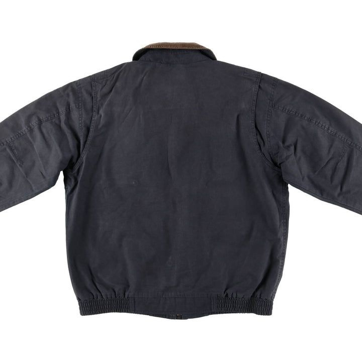 90s~00'S LLBean Cotton Jacket Men's Size L cotton Charcoal Vintage Second Hand