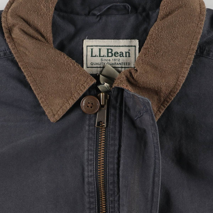 90s~00'S LLBean Cotton Jacket Men's Size L cotton Charcoal Vintage Second Hand
