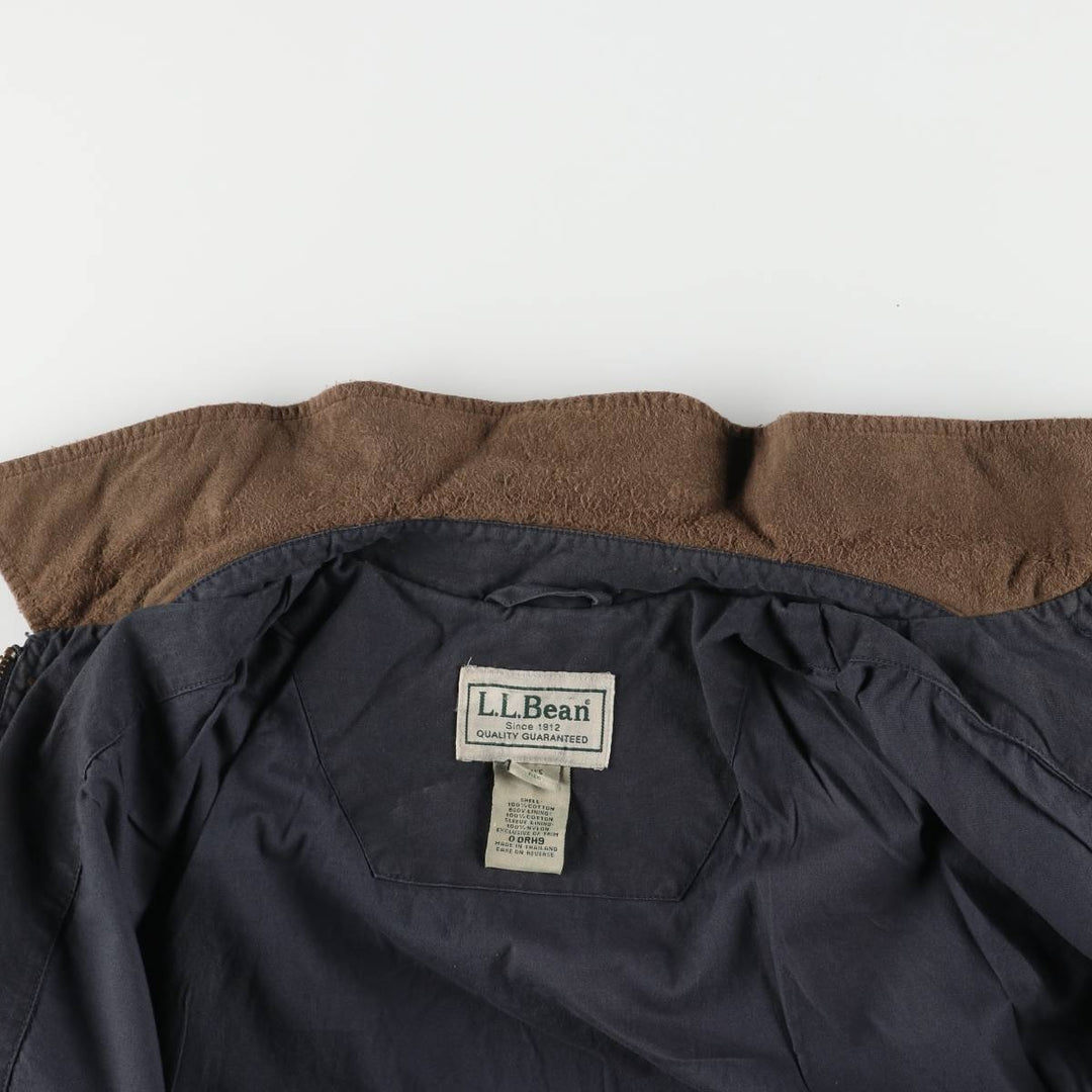 90s~00'S LLBean Cotton Jacket Men's Size L cotton Charcoal Vintage Second Hand