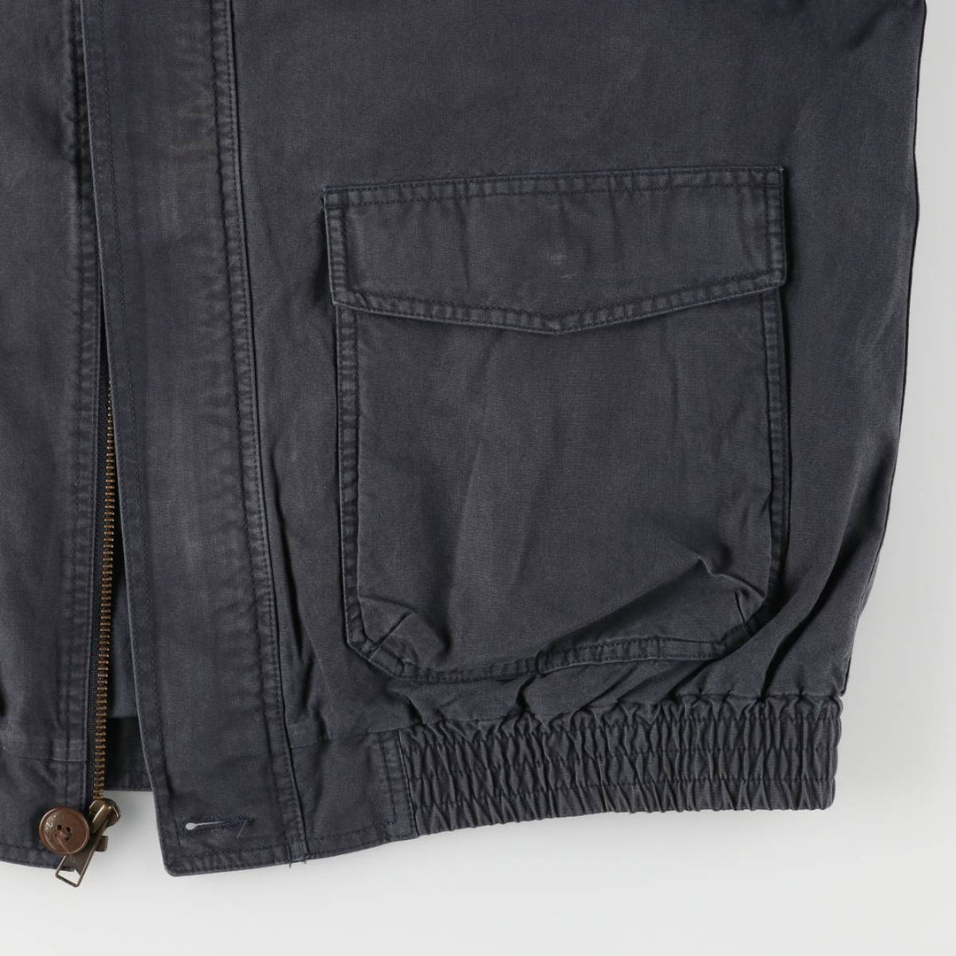 90s~00'S LLBean Cotton Jacket Men's Size L cotton Charcoal Vintage Second Hand