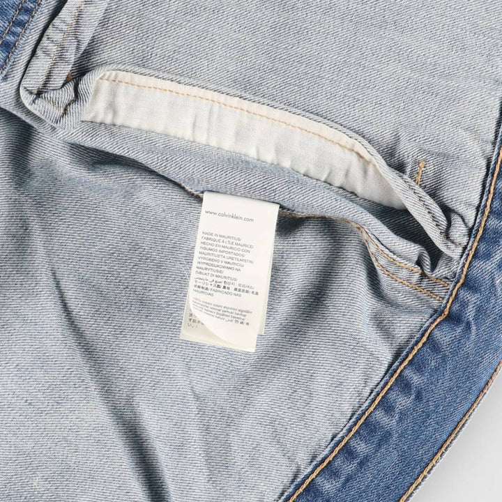 00s~ Calvin Klein JEANS denim jacket, men's size L cotton blue type Vintage Second Hand