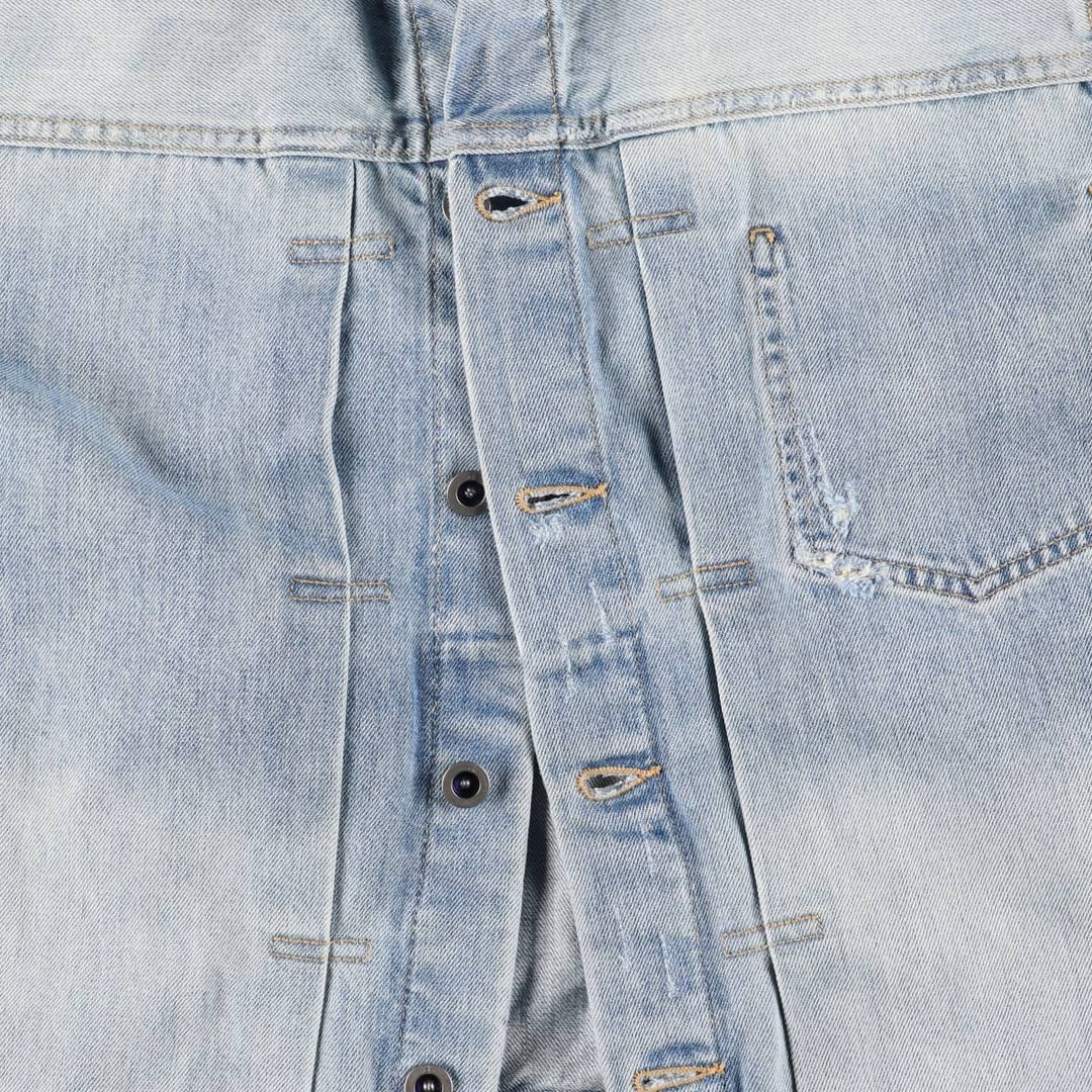 00s~ Calvin Klein JEANS denim jacket, men's size L cotton blue type Vintage Second Hand