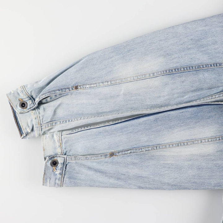 00s~ Calvin Klein JEANS denim jacket, men's size L cotton blue type Vintage Second Hand