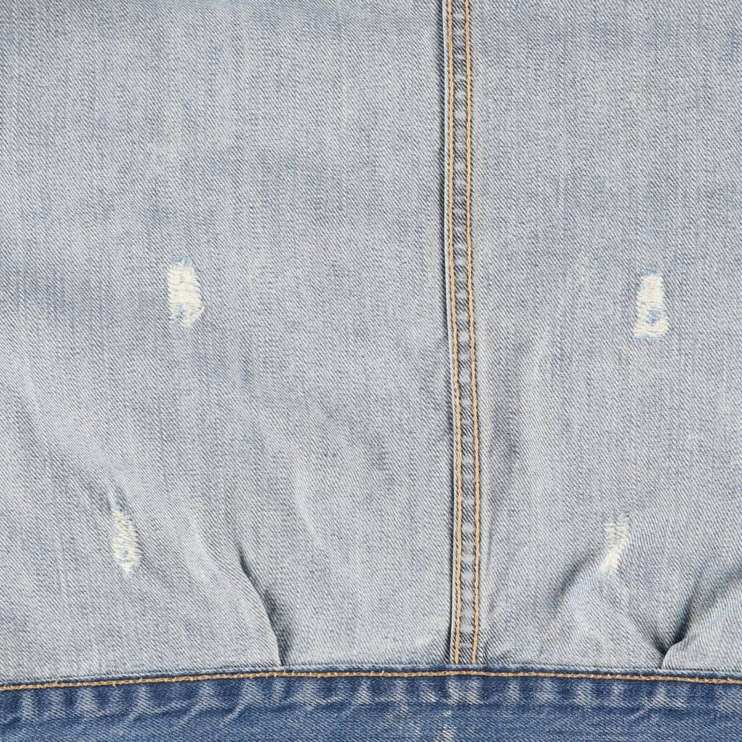 00s~ Calvin Klein JEANS denim jacket, men's size L cotton blue type Vintage Second Hand