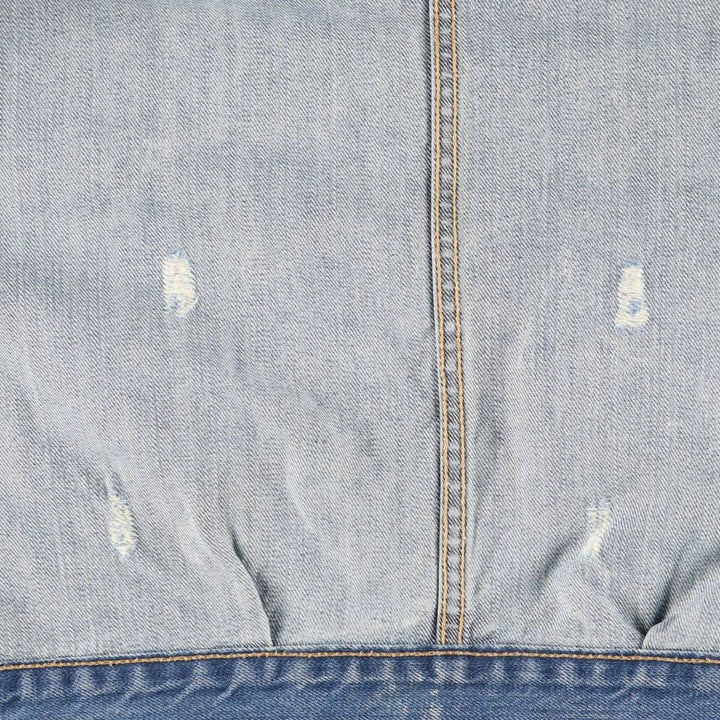 00s~ Calvin Klein JEANS denim jacket, men's size L cotton blue type Vintage Second Hand