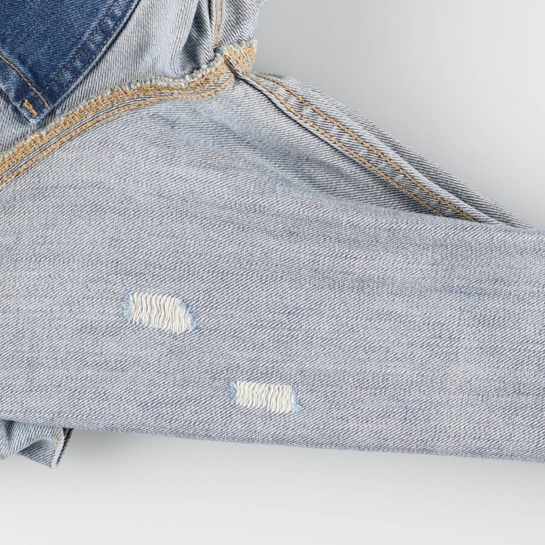 00s~ Calvin Klein JEANS denim jacket, men's size L cotton blue type Vintage Second Hand