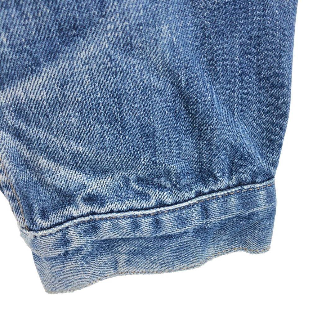 Levi's 70550-0401 Euro Model Denim Jacket, G-Jean, Men's XL Size cotton blue type Vintage Second Hand