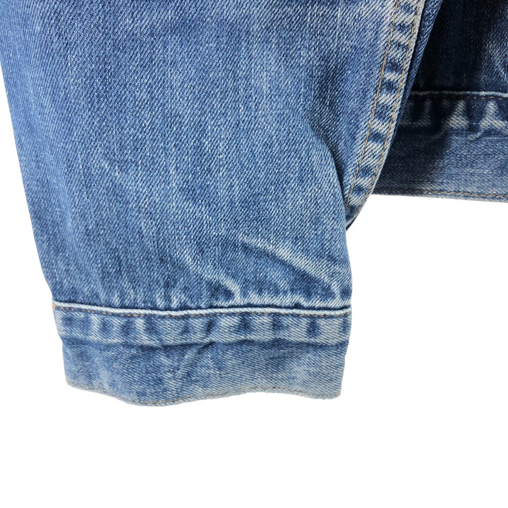 Levi's 70550-0401 Euro Model Denim Jacket, G-Jean, Men's XL Size cotton blue type Vintage Second Hand