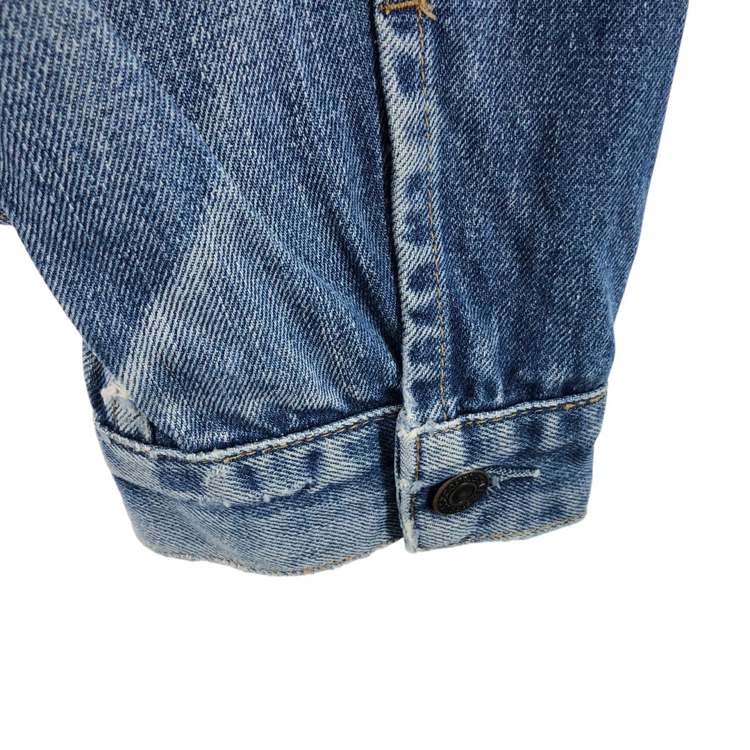 Levi's 70550-0401 Euro Model Denim Jacket, G-Jean, Men's XL Size cotton blue type Vintage Second Hand