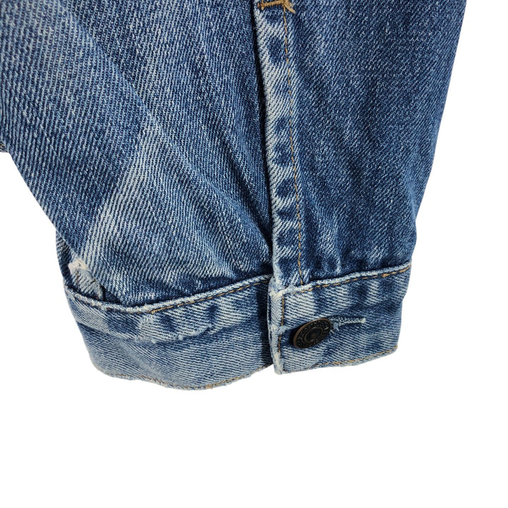 Levi's 70550-0401 Euro Model Denim Jacket, G-Jean, Men's XL Size cotton blue type Vintage Second Hand