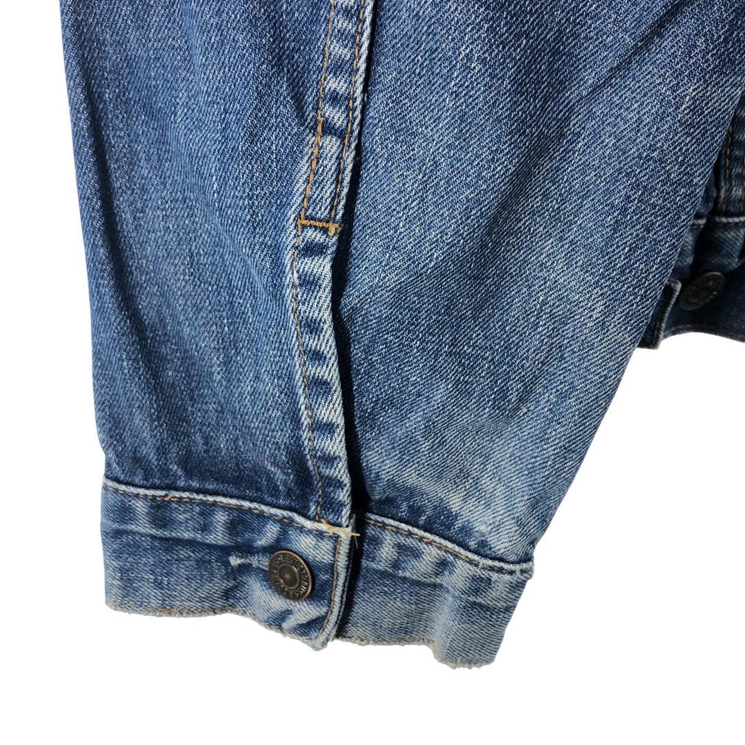 Levi's 70550-0401 Euro Model Denim Jacket, G-Jean, Men's XL Size cotton blue type Vintage Second Hand