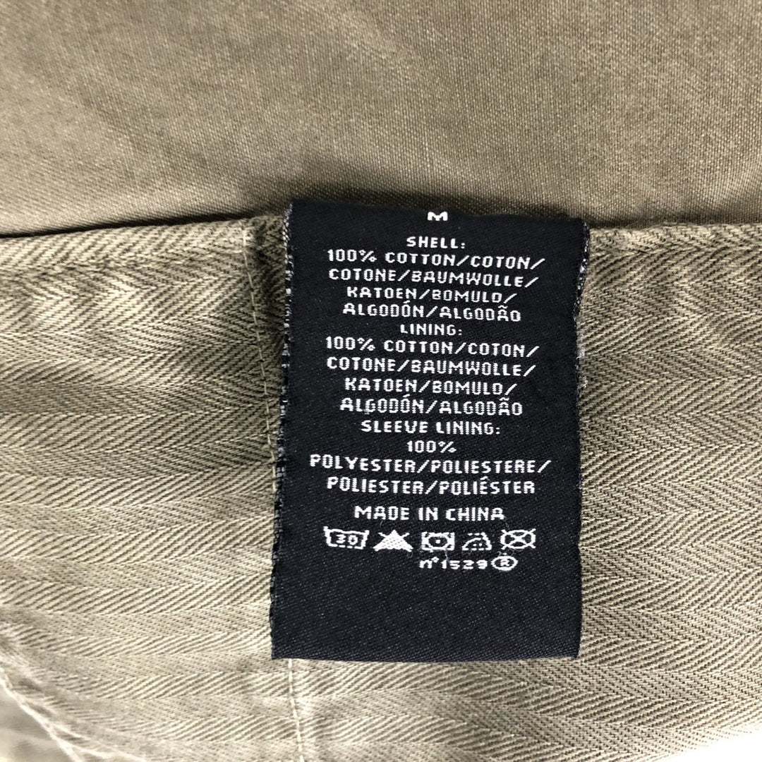 00'S Ralph Lauren POLO JEANS COMPANY Military Jacket Men's M cotton Khaki type Vintage Second Hand