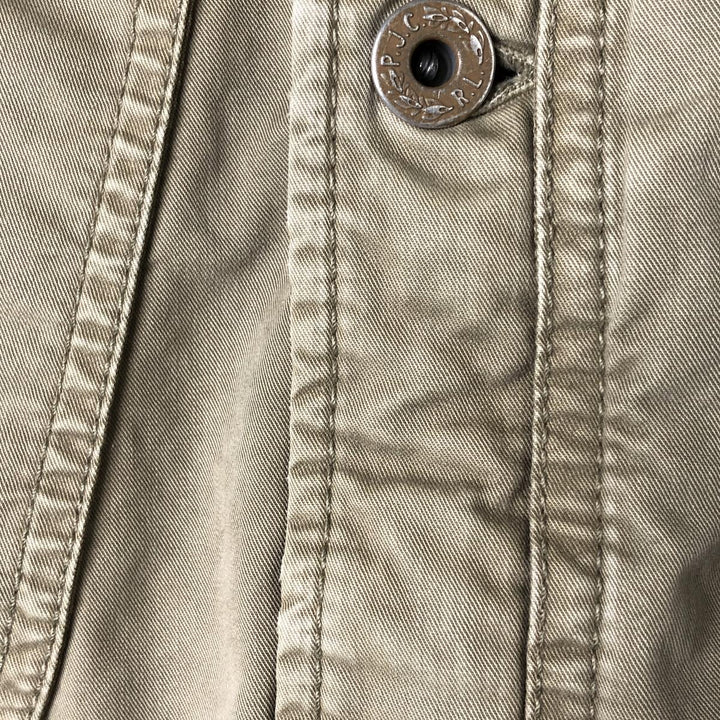 00'S Ralph Lauren POLO JEANS COMPANY Military Jacket Men's M cotton Khaki type Vintage Second Hand