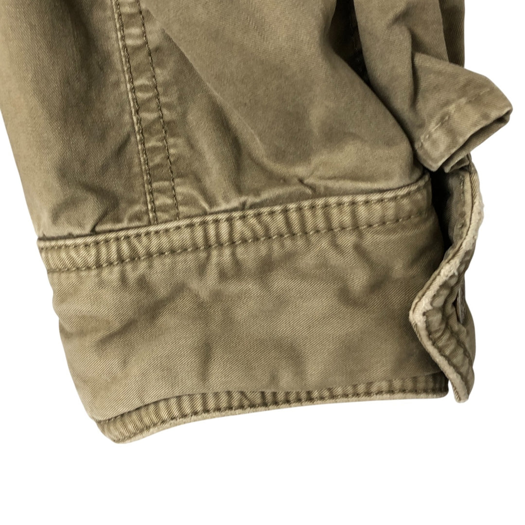 00'S Ralph Lauren POLO JEANS COMPANY Military Jacket Men's M cotton Khaki type Vintage Second Hand