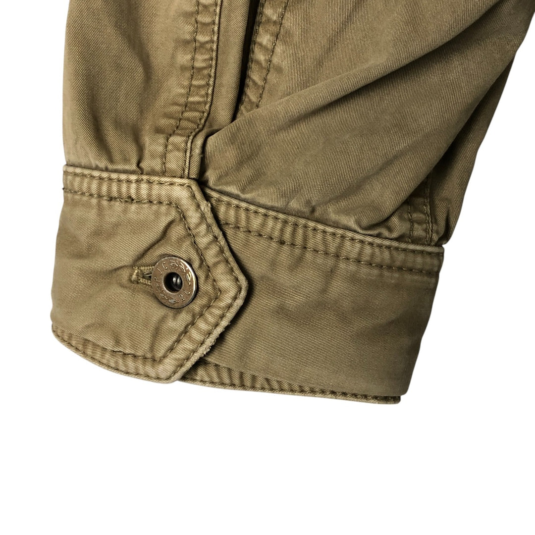 00'S Ralph Lauren POLO JEANS COMPANY Military Jacket Men's M cotton Khaki type Vintage Second Hand