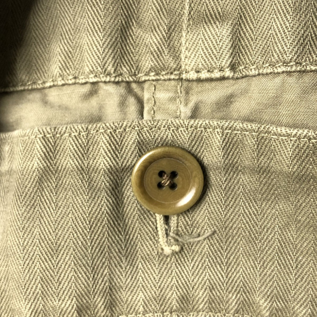 00'S Ralph Lauren POLO JEANS COMPANY Military Jacket Men's M cotton Khaki type Vintage Second Hand