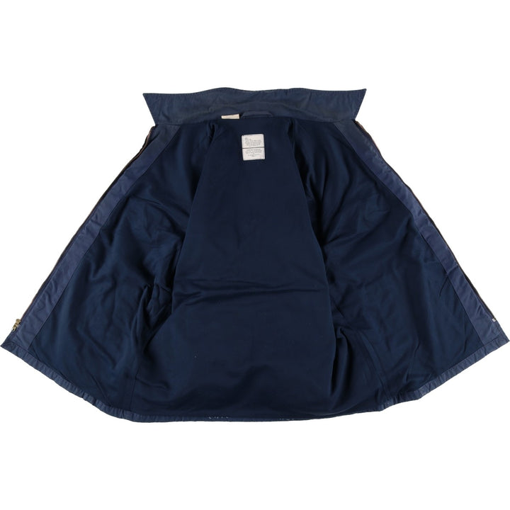 1990'S US Navy Military Utility Jacket, Made in USA, Size 48L (Men's L), Vintage polyester navy blue type Vintage Second Hand