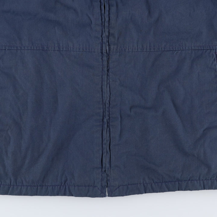 1990'S US Navy Military Utility Jacket, Made in USA, Size 48L (Men's L), Vintage polyester navy blue type Vintage Second Hand