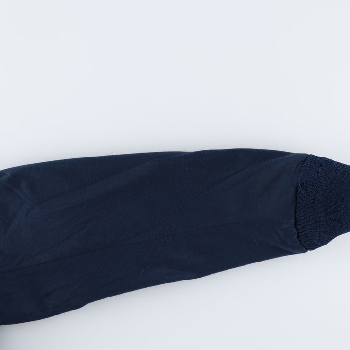 1990'S US Navy Military Utility Jacket, Made in USA, Size 48L (Men's L), Vintage polyester navy blue type Vintage Second Hand