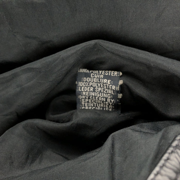 Vintage A-2 Leather Flight Jacket, Men's Size Medium genuine leather black type Vintage Second Hand