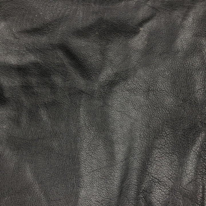 Vintage A-2 Leather Flight Jacket, Men's Size Medium genuine leather black type Vintage Second Hand