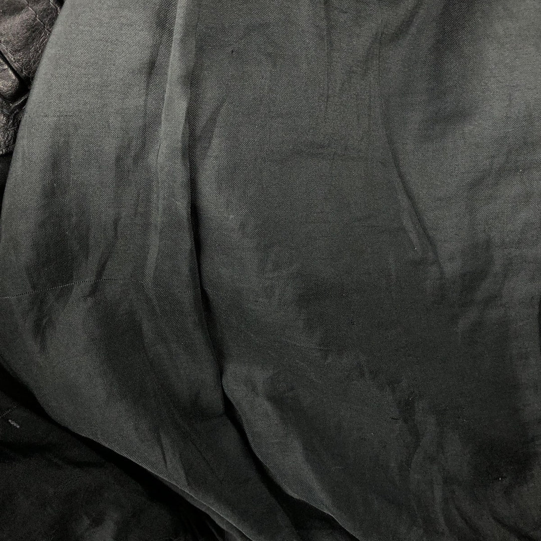 Vintage A-2 Leather Flight Jacket, Men's Size Medium genuine leather black type Vintage Second Hand