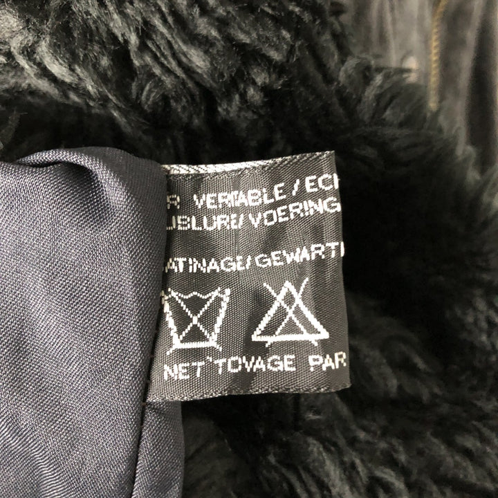 THE PILOT G-1 Type Leather Flight Jacket, Men's XL genuine leather black type Vintage Second Hand