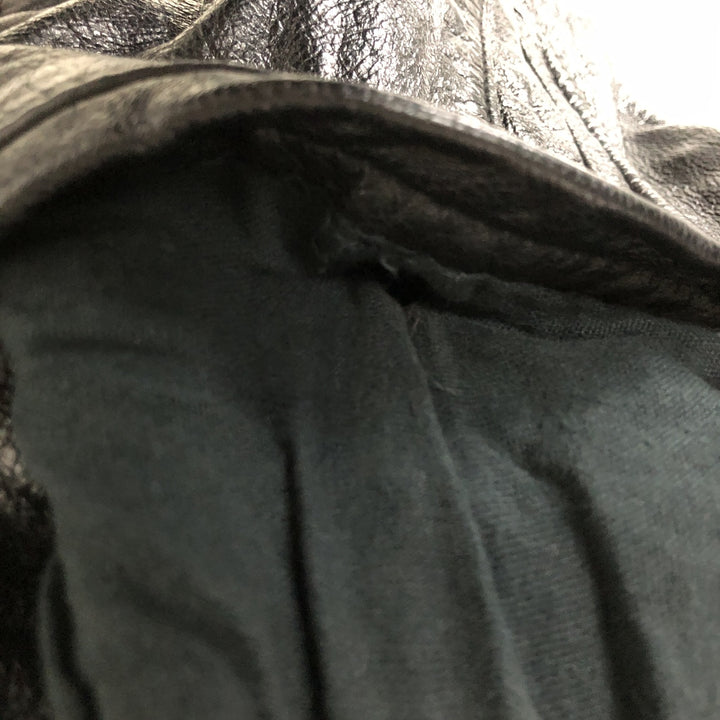 THE PILOT G-1 Type Leather Flight Jacket, Men's XL genuine leather black type Vintage Second Hand