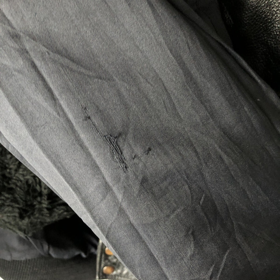 THE PILOT G-1 Type Leather Flight Jacket, Men's XL genuine leather black type Vintage Second Hand