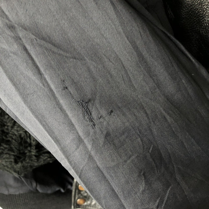 THE PILOT G-1 Type Leather Flight Jacket, Men's XL genuine leather black type Vintage Second Hand