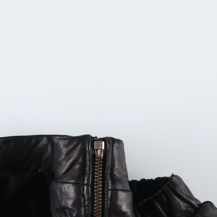 JOS.A.BANK Swing Top Leather Blouson, Men's Size M genuine leather black type Vintage Second Hand