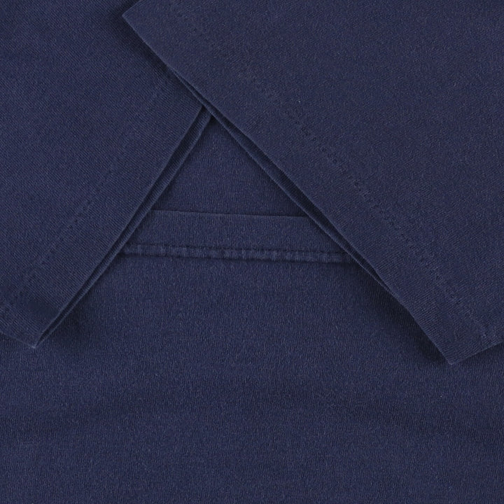 00'S Reebok logo print T-shirt, men's XL size cotton navy blue type Vintage Second Hand