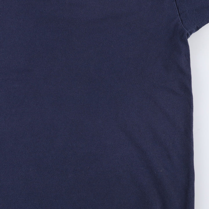 00'S Reebok logo print T-shirt, men's XL size cotton navy blue type Vintage Second Hand