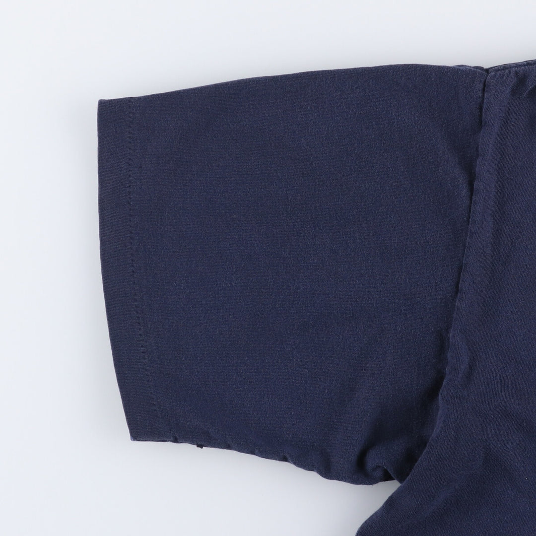 00'S Reebok logo print T-shirt, men's XL size cotton navy blue type Vintage Second Hand