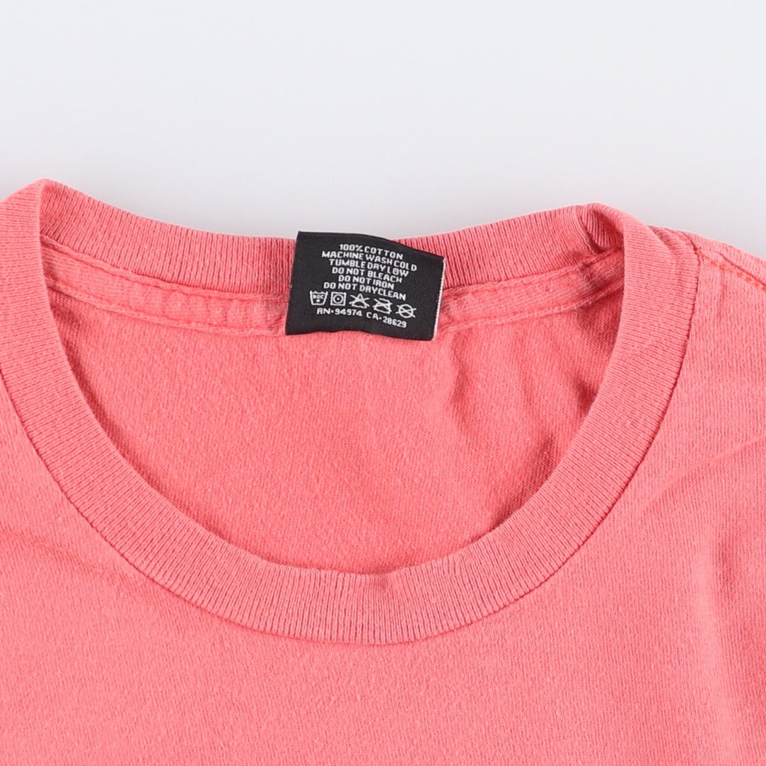 STUSSY surf skate T-shirt, size M for men cotton pink type Vintage Second Hand